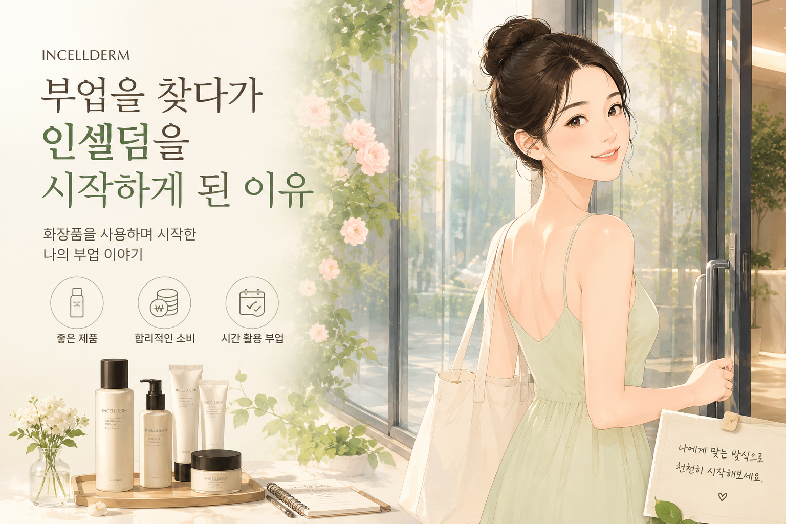ภาพประกอบสกินแคร์เกาหลี RIMAN และ Incellderm สำหรับผู้ที่สนใจในประเทศไทย